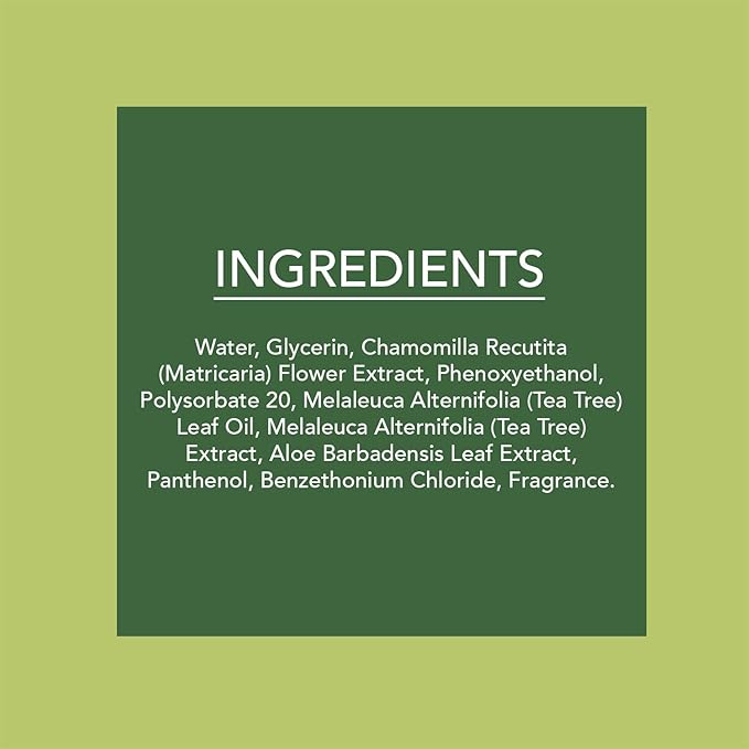Body Prescriptions Tea Tree Facial Wipes, Detoxifying + Moisturizing, Deep Cleansing Face Towelettes, Refreshing + Nourishing, Gentle Cleansing Cloths (50 Wipes)
