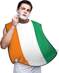 YQxwJL Flag Of Cote D'Ivoire Print Beard Bib Shaving Apron, Beard Hair Trimming Cape Gift For Dad