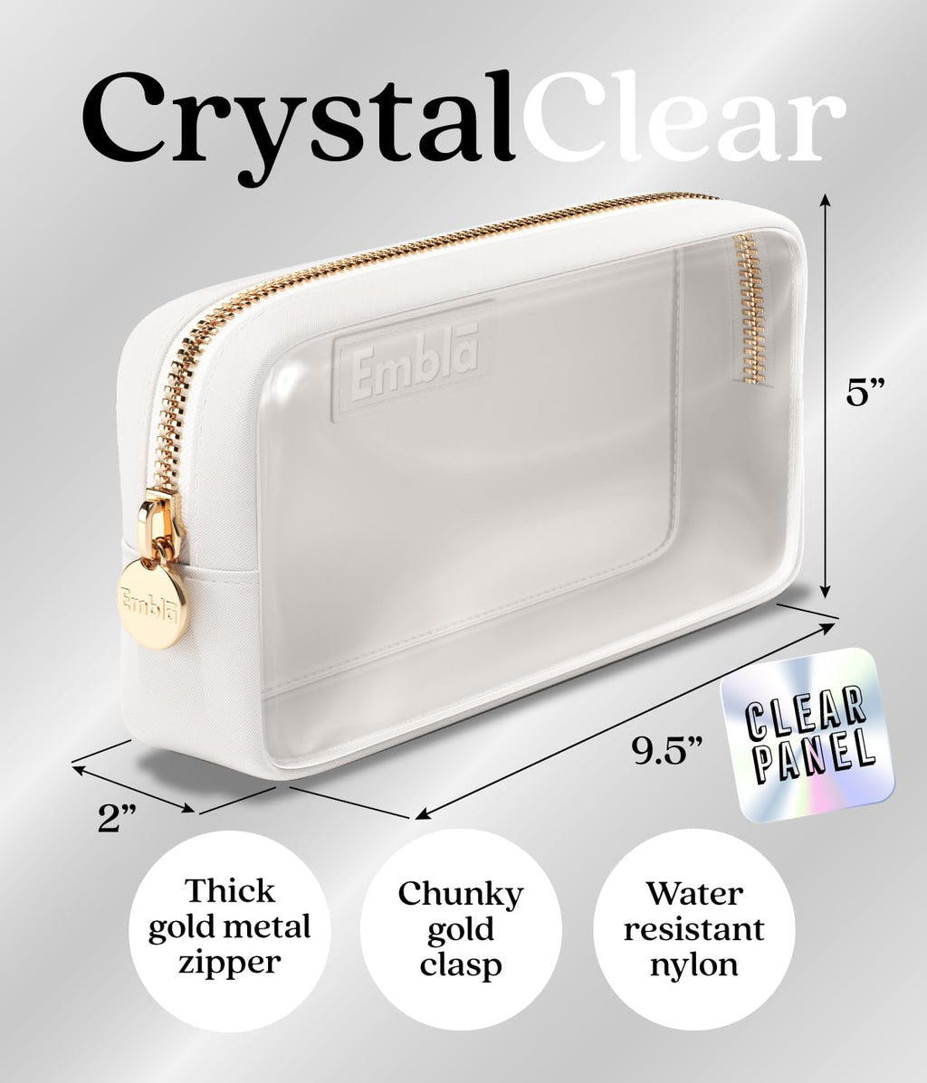 Makeup Bag for Women, Travel Cosmetic Organizer, Waterproof Toiletry Pouch