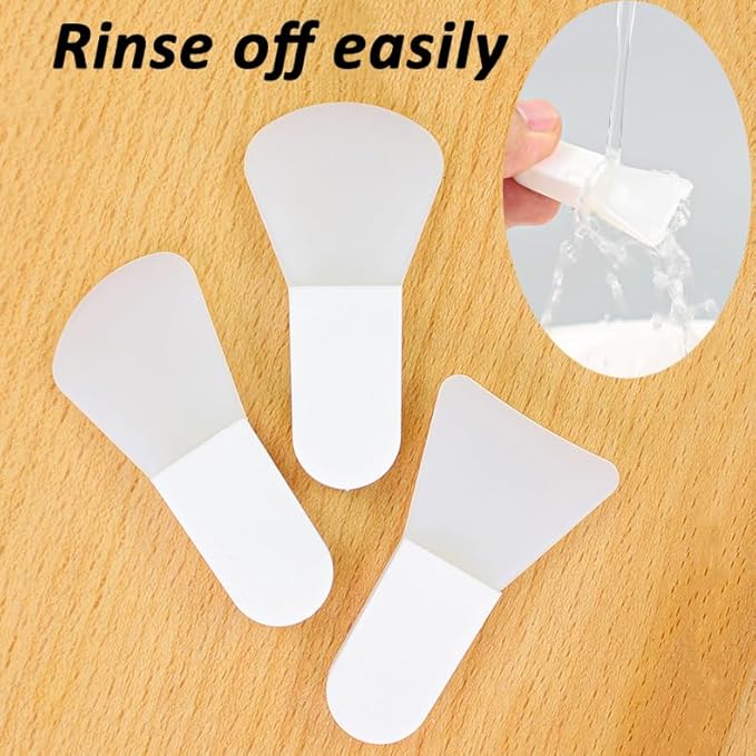 Wopanxye 6pack Face Mask Applicator Brushes, Mini Soft Silicone Eye Mask Spatula Brush, Makeup Skincare Applicators, Small Mask Tools for Eye Facial Mud Clay Mask Paste Gel Body Cream Lotion Butter