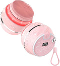 Face Cleansing Brush, Waterproof Silicone Facial Cleansing Brush, 6 Modes, 3 Light Effect, Rechargeable Electric Exfoliator Deep-Clean Scrubber for Women and Men