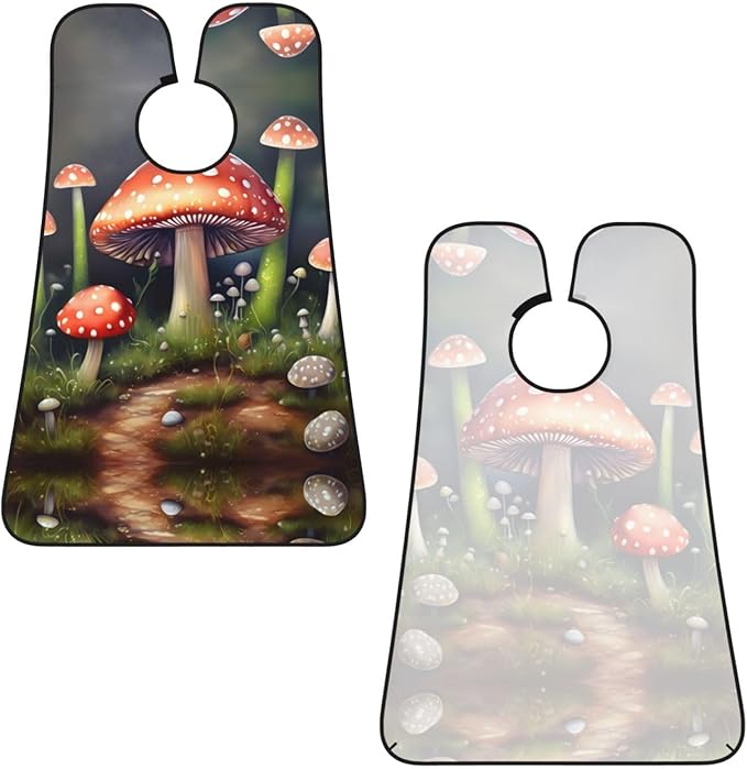 Pansy Perfection Print Beard Bib Shaving Apron, Beard Hair Trimming Cape Gift For Dad