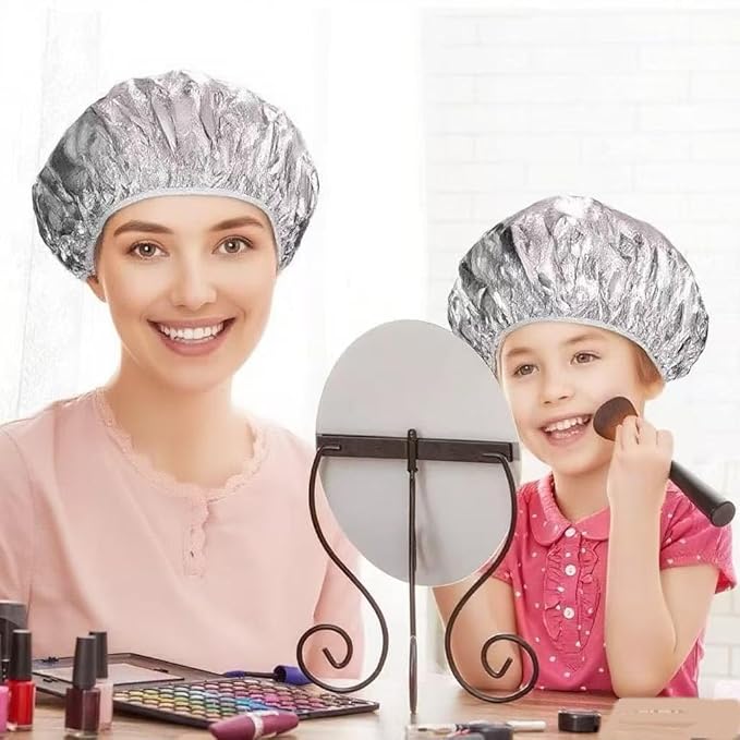 Hair Highlighting Cap with Plastic Hooks, Hair Dye & Bleach Coloring, Professional Hair Coloring Tool Kit, Salon & Home Hairdressing Highlight Cap Sets with