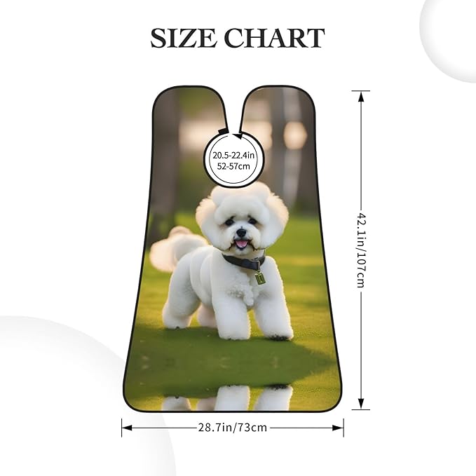 Three Dachshunds Print Beard Bib Shaving Apron, Beard Hair Trimming Cape Gift For Dad