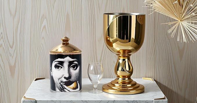 Big Eye Starry Sky Aromatherapy Candle Jar With Lid Ceramic Makecup Cotton Swab Holder Home Deocrative Bottler, Home Fireplace Kitchen Dining Decor For Living Room Knick Knacks Candle Holders (F3)