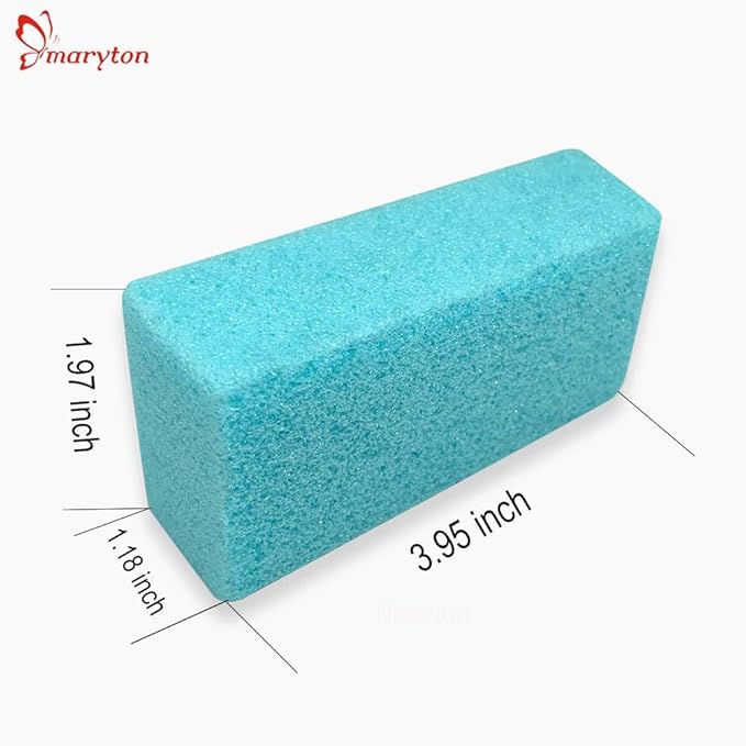Maryton Pumice Sponge for Feet Pedicure Callus Remover Scrubber, 4 Pcs