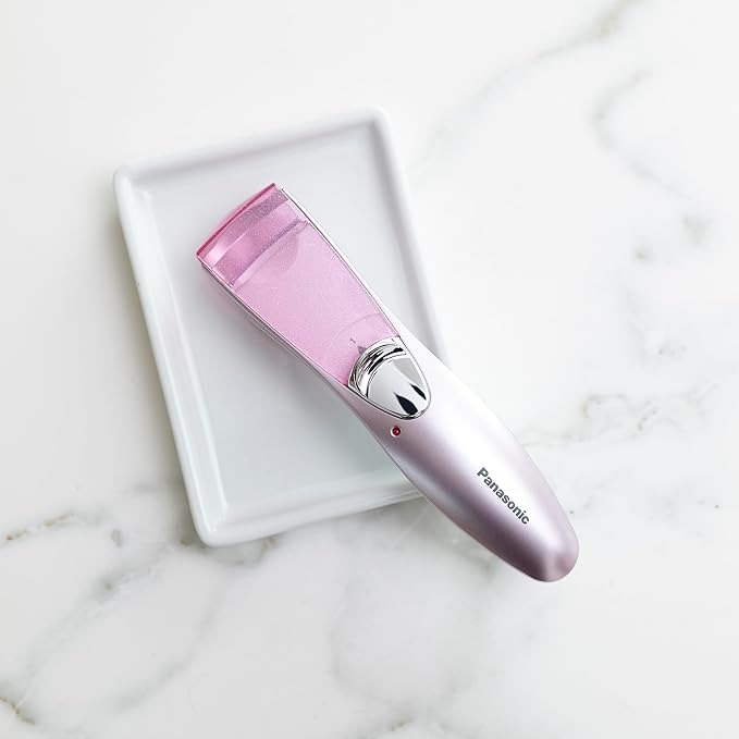 Panasonic Heated Curved Eyelash Curler With Double Action Non-Stick Silicone Pads - EH2331P, Pink