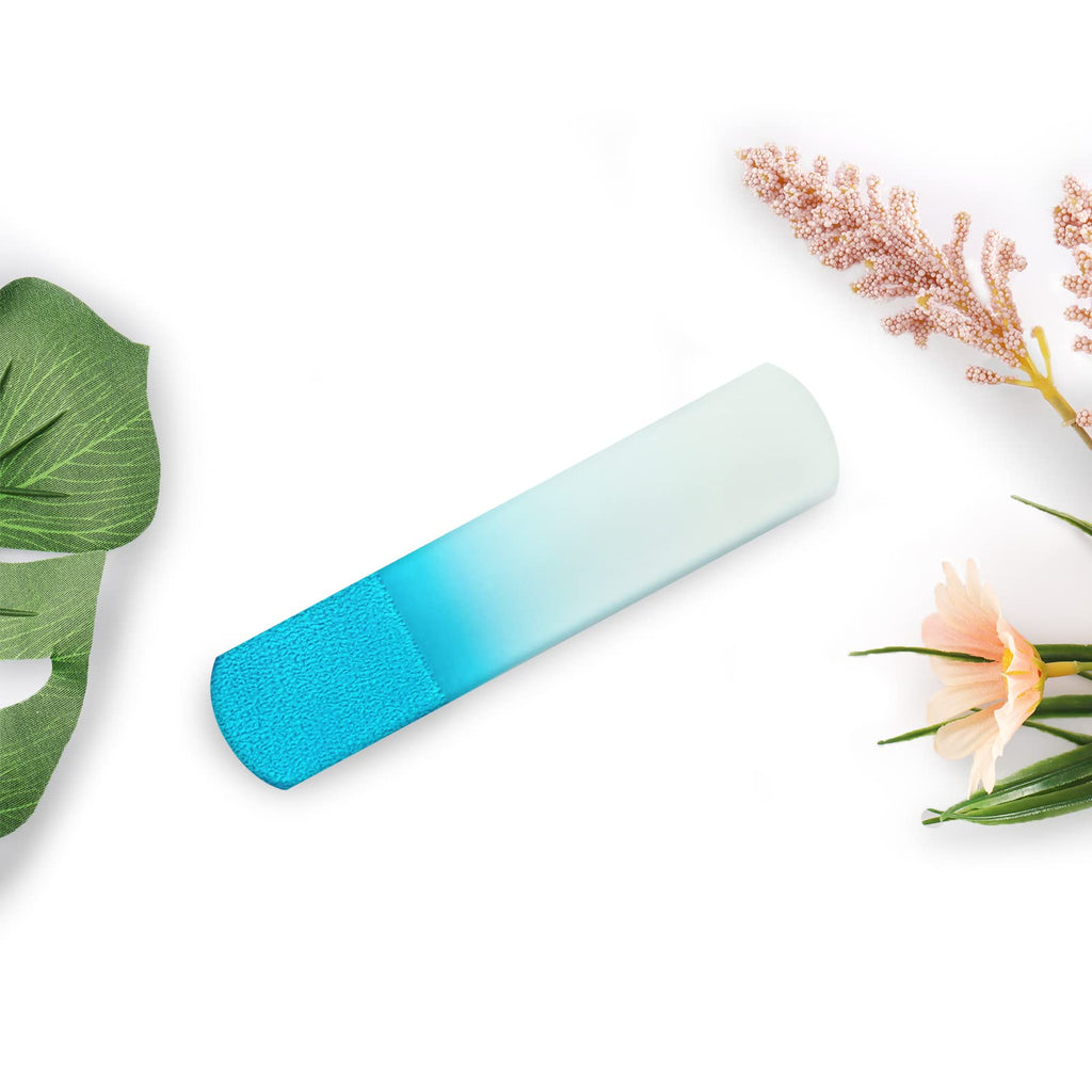 SIUSIO 2Pcs Glass Foot File Pedicure Rasp Dead Skin Remover Calluses Corn Coarse Hard Skin Remover Pedicure Tools Smooth Foots Care Tool for Soft Feet