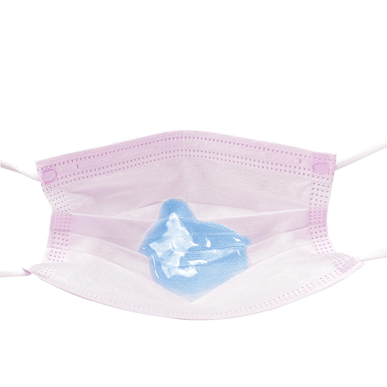 DC-BEAUTIFUL 100 Pcs Pink Disposable 3 Ply Earloop Face Masks,Fit for Adults