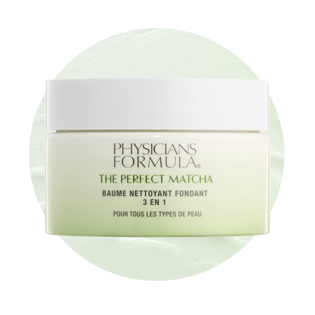 Physicians Formula Cleansing Balm The Perfect Matcha 3-in-1 Makeup Remover For Eye, Lip, Or Face, Deeply Cleanses Pores And Removes Impurities, Ultra Nourishing Soothing Treatment, Mandarin