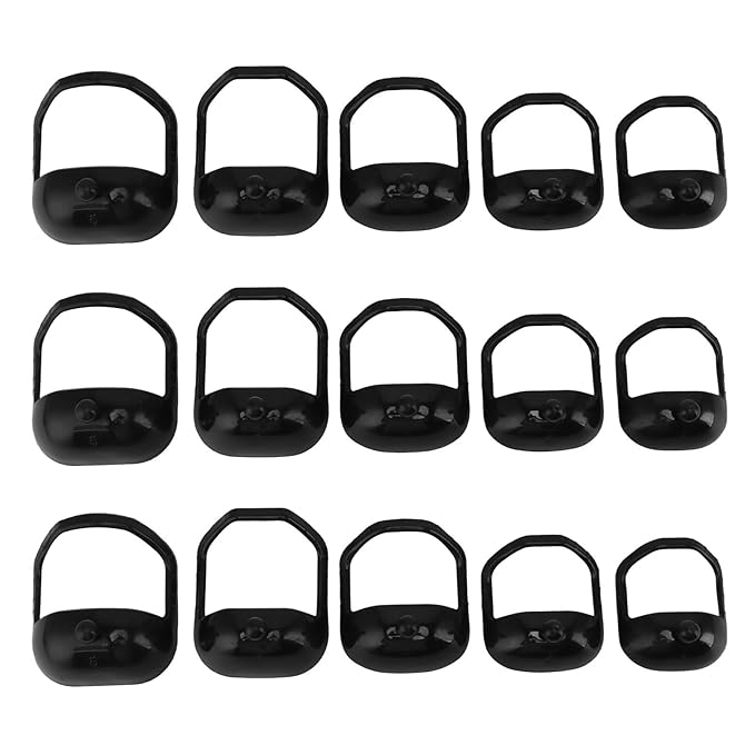 15pcs Beard Shaping Styling Guide Shaper, Beard Shaving Template Kit, 5 Size Precise Trimming Tool with Plastic Material, for Men's Facial Hair Grooming and Styling Needs