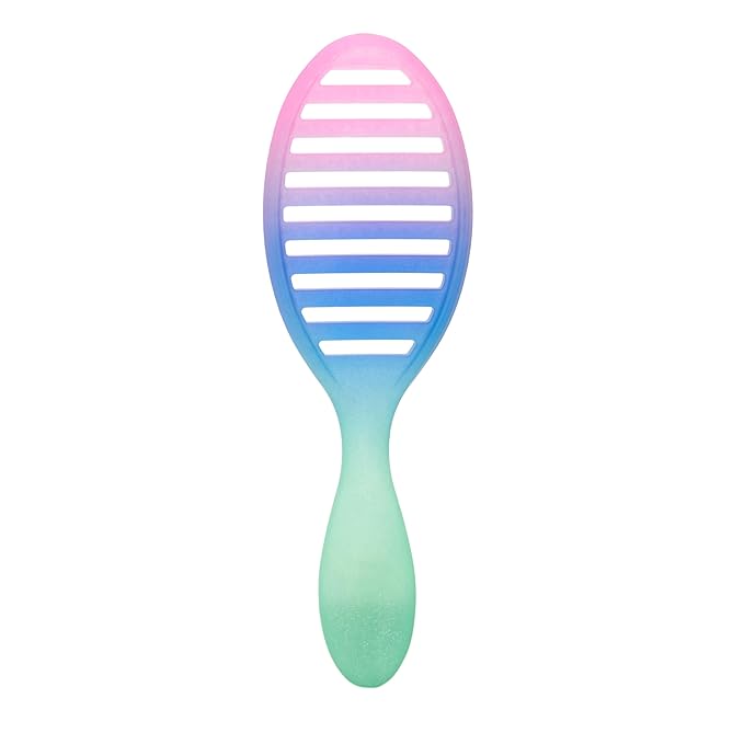 Wet Brush Speed Dry Hair Brush With Blow Dry Safe Bristles & Vented Design For Faster Drying Time, Ergonomic Handle, Reduces Breakage & Detangles All Hair Types, Limited Edition Electric Sky Purple