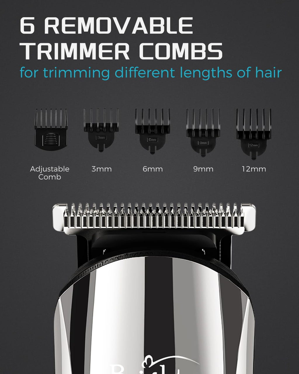 Brightup Beard Trimmer for Men - Electric Razor & Shaver