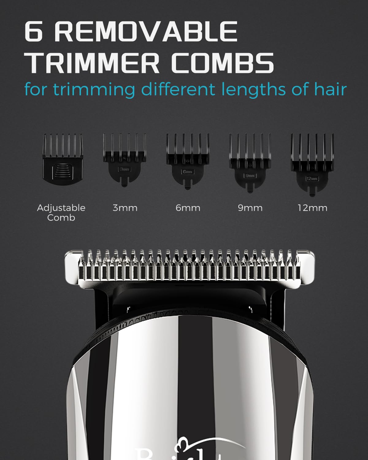 Brightup Beard Trimmer for Men - Electric Razor & Shaver