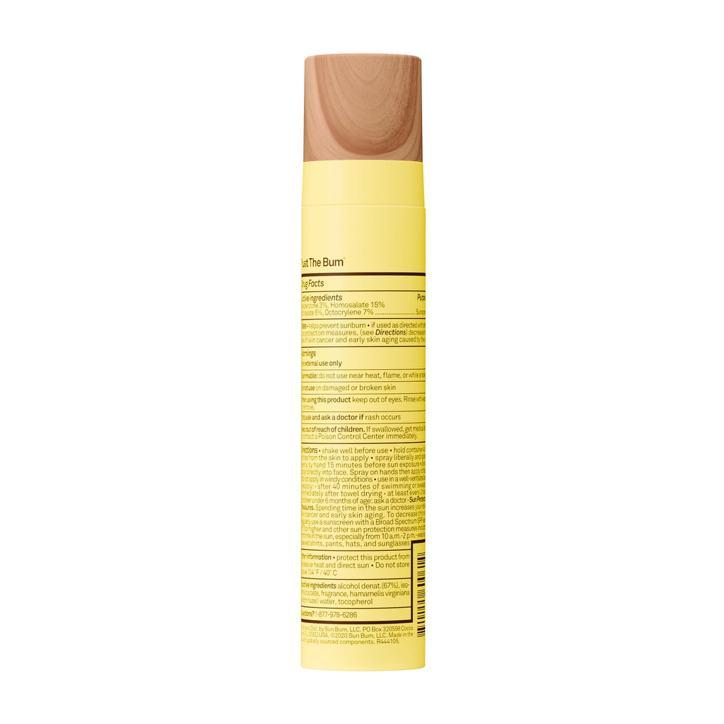 Sun Bum Original SPF 45 Broad Spectrum Sunscreen Mist - Travel Size, 3.4 oz
