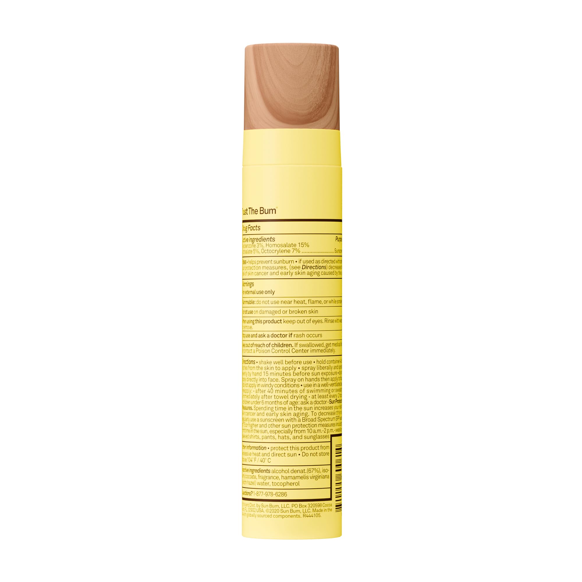 Sun Bum Original SPF 45 Broad Spectrum Sunscreen Mist - Travel Size, 3.4 oz