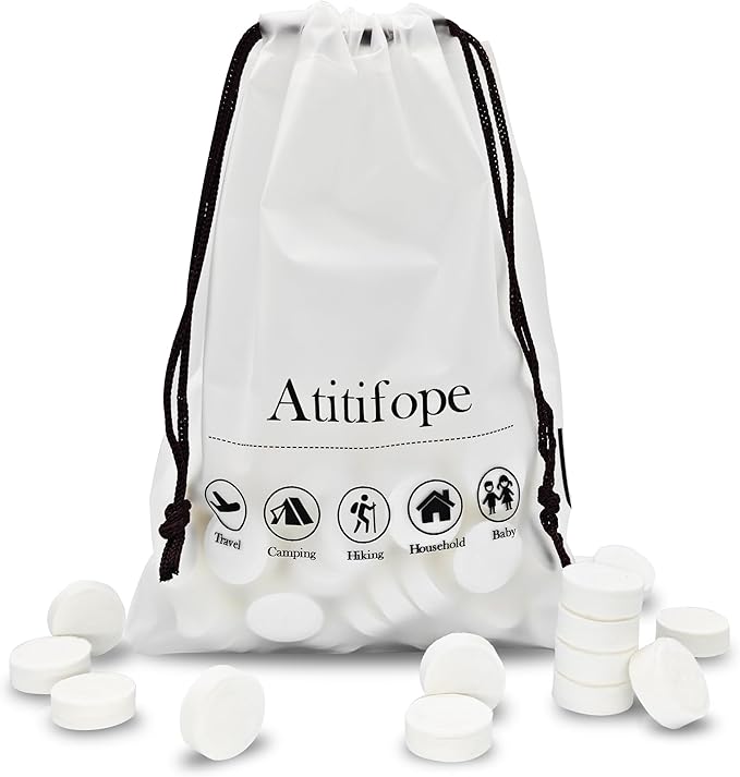 Atitifope Compressed Facial Towels Travel Pack (100 Count)