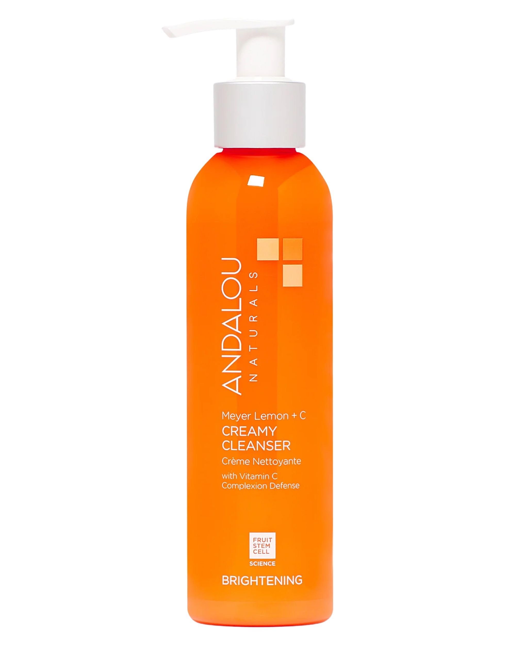 Andalou Naturals Brightening Meyer Lemon + Vitamin C Creamy Cleanser (6 oz)