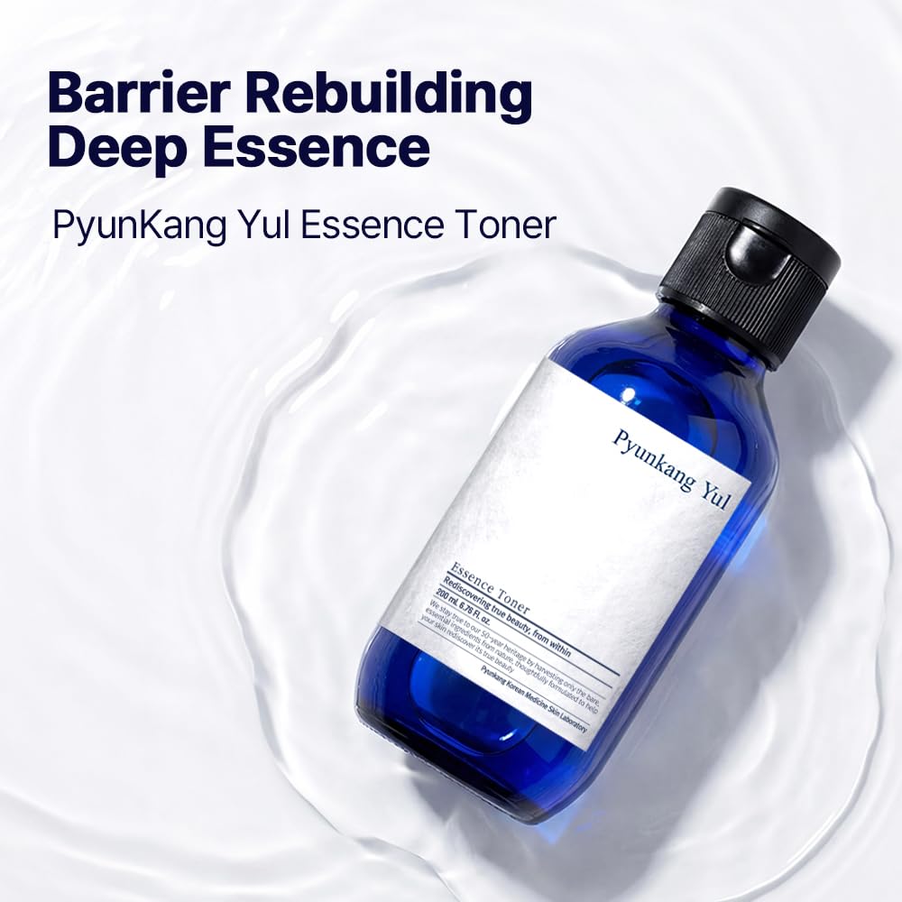 Pyunkang Yul PKY Essence Toner Bundle for Barrier Rebuilding, Highly Concentrated Essence Facial Toner, Minimal Ingredients, Zero-Irritation, Korean Skincare (6.8 Fl. Oz, 200ml, 2pcs)