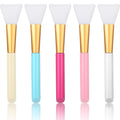 Patelai 20pcs Silicone Face Mask Applicators Soft Face Mask Brushes Facial Mud Clay Beautytools for Sleeping Mud Hairless Body Lotion Body Butter