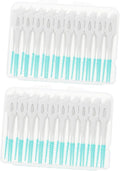 PartyKindom 80pcs Interdental Cleaning Brushes Flexible Gum Massagers Portable Teeth Cleaner Tools for Oral Care Picks Each
