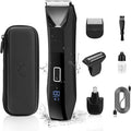 Bomic Manscape Men Body Trimmer IPX7 Waterproof Ball Pubic Hair Groomer