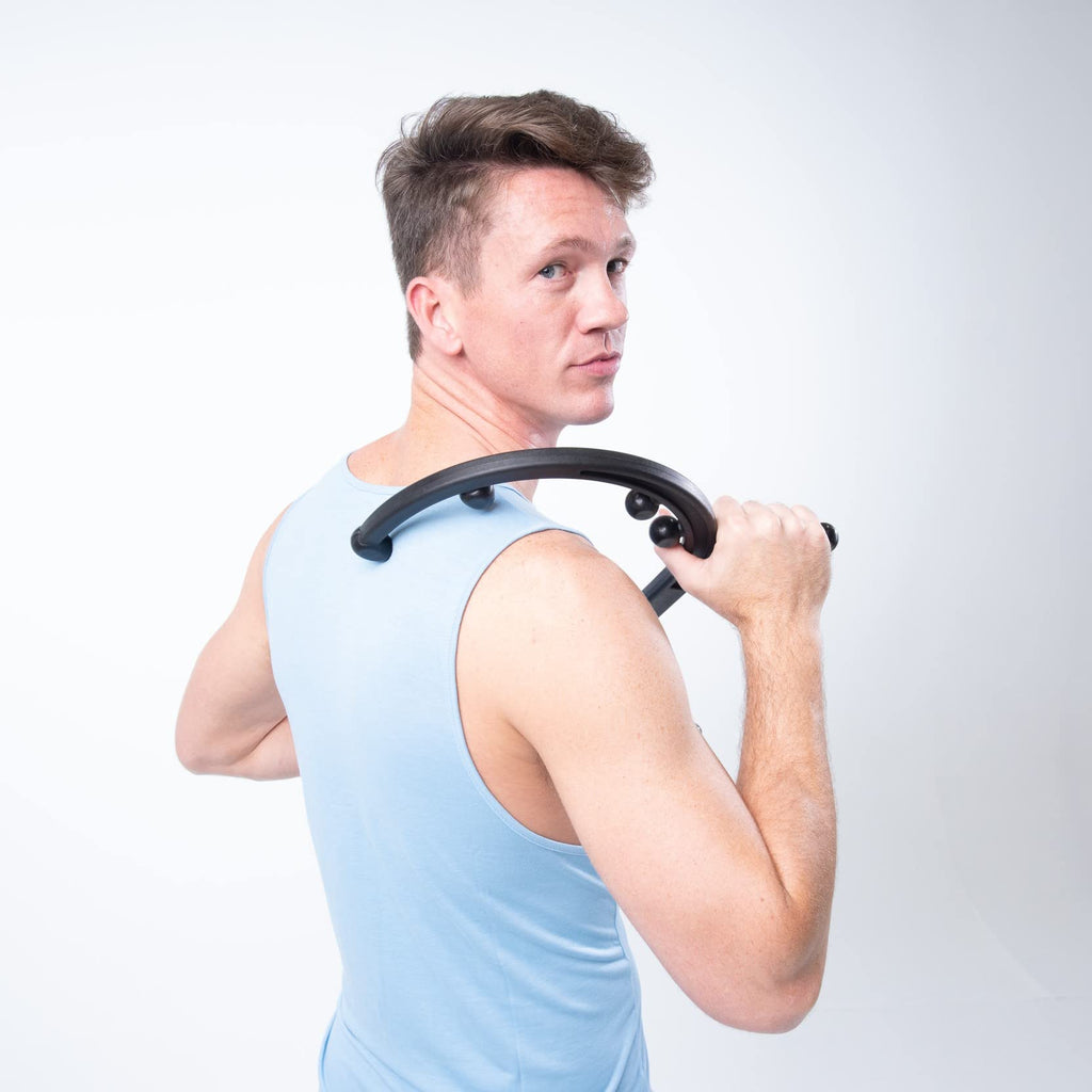 Body Back Buddy Classic Back Massager & Neck Massager for Pain Relief Black