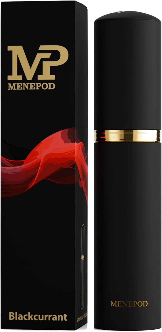 Menepod Luxury Tampon Holder For Purse,Cigarette Case,Pad and Bag Storage,Feminine Care,Discreet Travel Essentials Organizer Accessory Ideal for Women, Ladies, and Girls (Black)