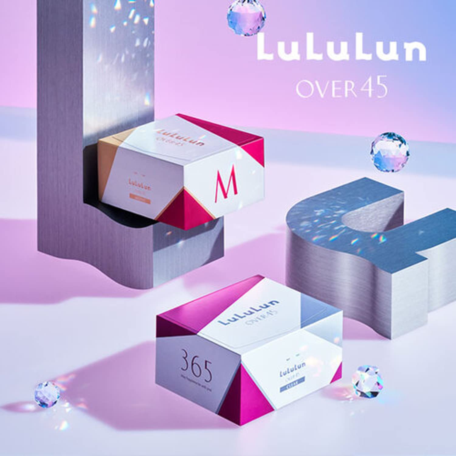 Lululun Anti Aging Face Mask 32EA, Natural Face Mask Sheet Pack, Daily Face Masks Skincare with Camellia & Ginseng Extract, Collagen Sheet Mask & Hydrating Facial Mask Japanese Skincare, Over45 MOIST