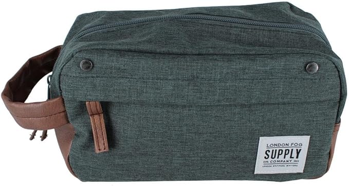 London Fog Men's Travel Accessory Case with Handle