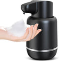 Automatic Soap Dispenser, Rechargeable & Touchless with 4 Adjustable Levels, 15oz/420ml, Waterproof, Wall Mountable for Kitchen, Bathroom, Hotel (Foam, Black)