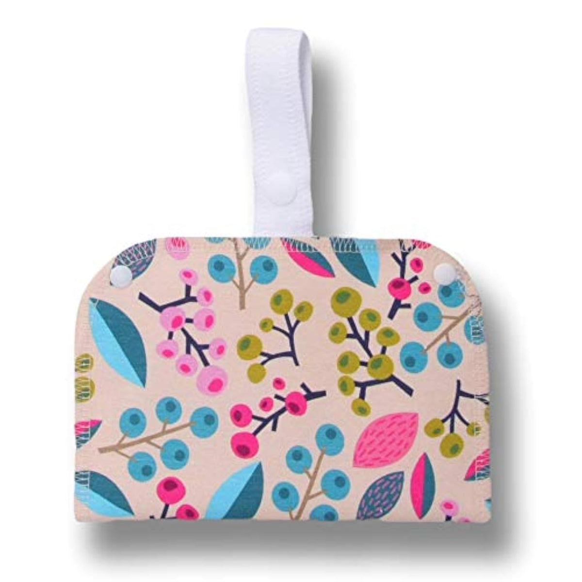 Wet Bag with Double Pocket; Keep The Fresh Pads on one Side, Used Ones on The Other; Perfect Storage for Reusable Sanitary Pantyliners, Menstrual Towels, Makeup Remover and Washable Nursing Pads