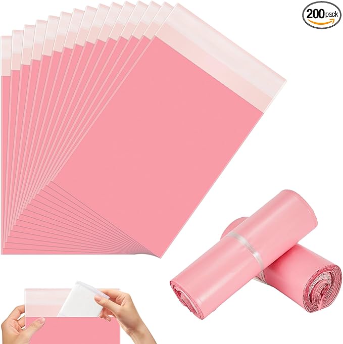 200 Pcs Pink Sanitary Napkin Disposal Bags,Sealable Tampon Disposal Bags, Prevents Odours Thickened Size Feminine Hygiene Bag for Sanitary Napkins and Pads,Disposable Tampon