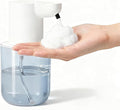 Automatic Foaming Soap Dispenser Touchless: 13.5oz Wall Mount/Countertop Foam Soap Dispenser, Type-C Rechargeable – Suitable for Bathroom, Office, Hotel (White)