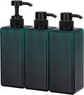 Suream Shampoo Dispenser Bottle - 22oz/650ml, Plastic Body Lotion Bottles with Pump, 3Packs Large Capatity Empty Containers for Bathroom Shower, Lotion, Liquid Soap, Baby Care, Hand Care, Massage Oil