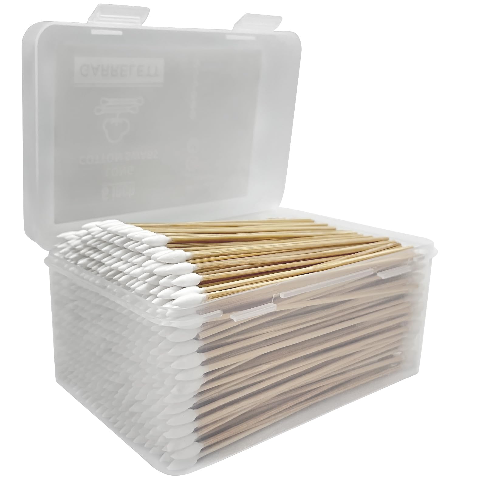 Garrelett 6 Inch Long Cotton Swabs, Gun Cleaning Swabs with Pointed Tips, Premium Tips for Gun Cleaning Supplies, Precision Cleaning Swabs for Firearms and Detailed Cleaning Tasks (600)