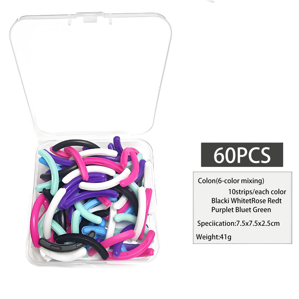 Compatible with Revlon Eyelash Curler Refills,60 Pack Colorful Lash Curlers Refill Compatible with Revlon Eyelash Curler,6 Colors.