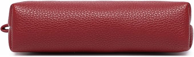 PU Leather Makeup Simple and Convenient Handbag Small Exquisite Storage Bag (Pu/Encore Red)
