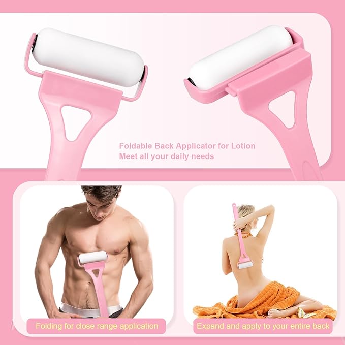 Back Lotion Applicator for Women, Effortlessly Apply Moisturizer to Back