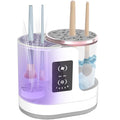 Electric Makeup Brush Cleaner Machine with Automatic Drying, Portable Brush Cleaner for Sensitive Skin, Large Makeup Brushes & Daily Beauty Routine, Professional Makeup Brush Cleaning Tool