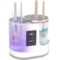 Electric Makeup Brush Cleaner Machine with Automatic Drying, Portable Brush Cleaner for Sensitive Skin, Large Makeup Brushes & Daily Beauty Routine, Professional Makeup Brush Cleaning Tool