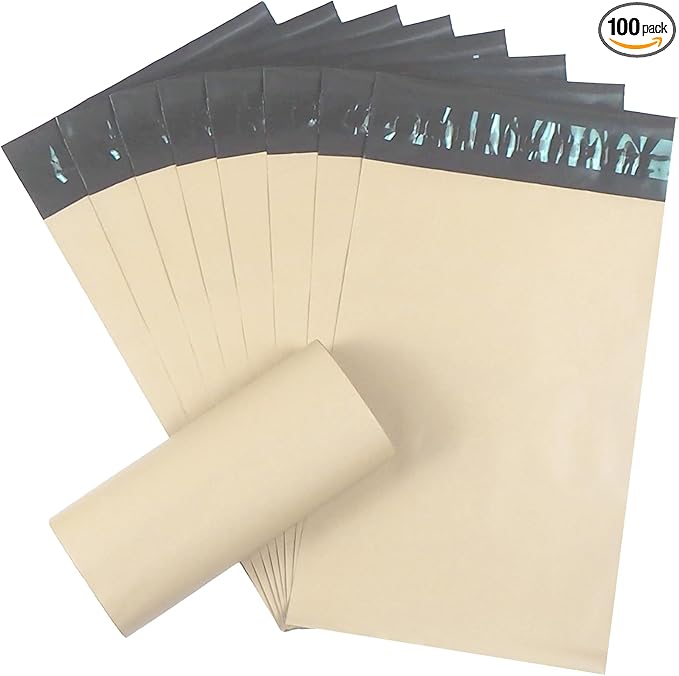 100 PCS Sanitary Napkin Disposal Bags, Feminine Hygiene Disposal Bags for Tampons and Pads, Block Odors, Self-Sealing Seals, 10.6 * 5.9 Inch (Apricot Color)