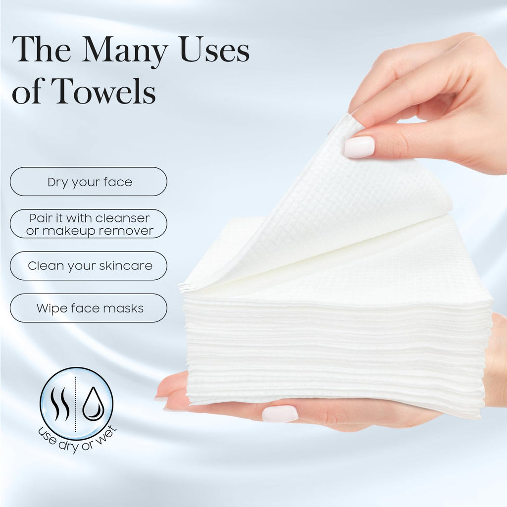 Fygrip 4 Pack of 50 count XL Disposable Face Towels 10” x 12”