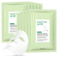 YTRAJU Anti Acne Face Mask Salicylic Acid Face Masks Skincare, Hydrating Face Masks, Soothing Facial Sheet Masks Skin Care for Acne Prone, Face Mask for Acne, Oil Control, 10 Pack