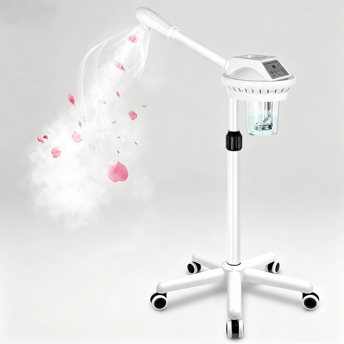 Professional Facial Steamer with 5X Magnifying Lamp, More Steam