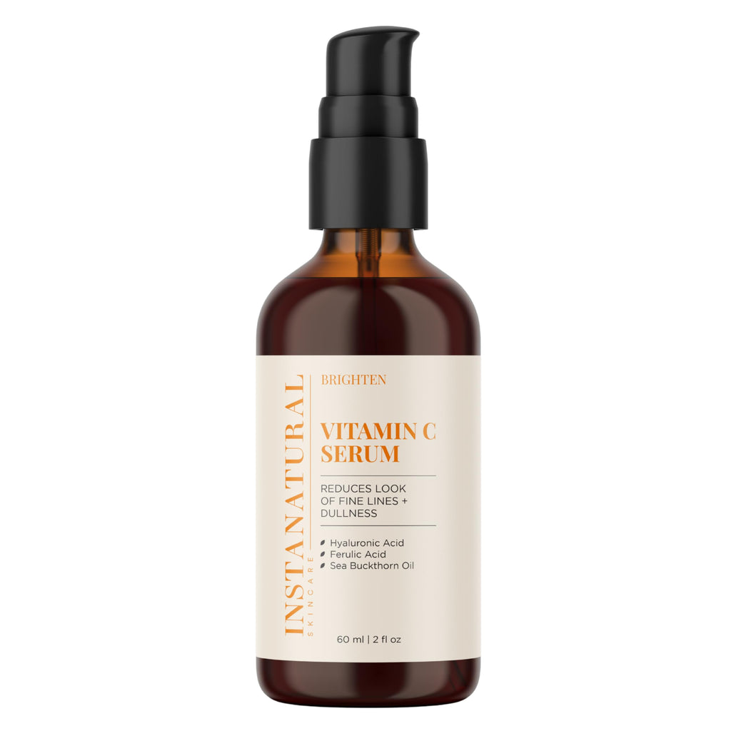 InstaNatural Vitamin C Face Serum: Fine Lines and Discoloration, 2 Fl Oz