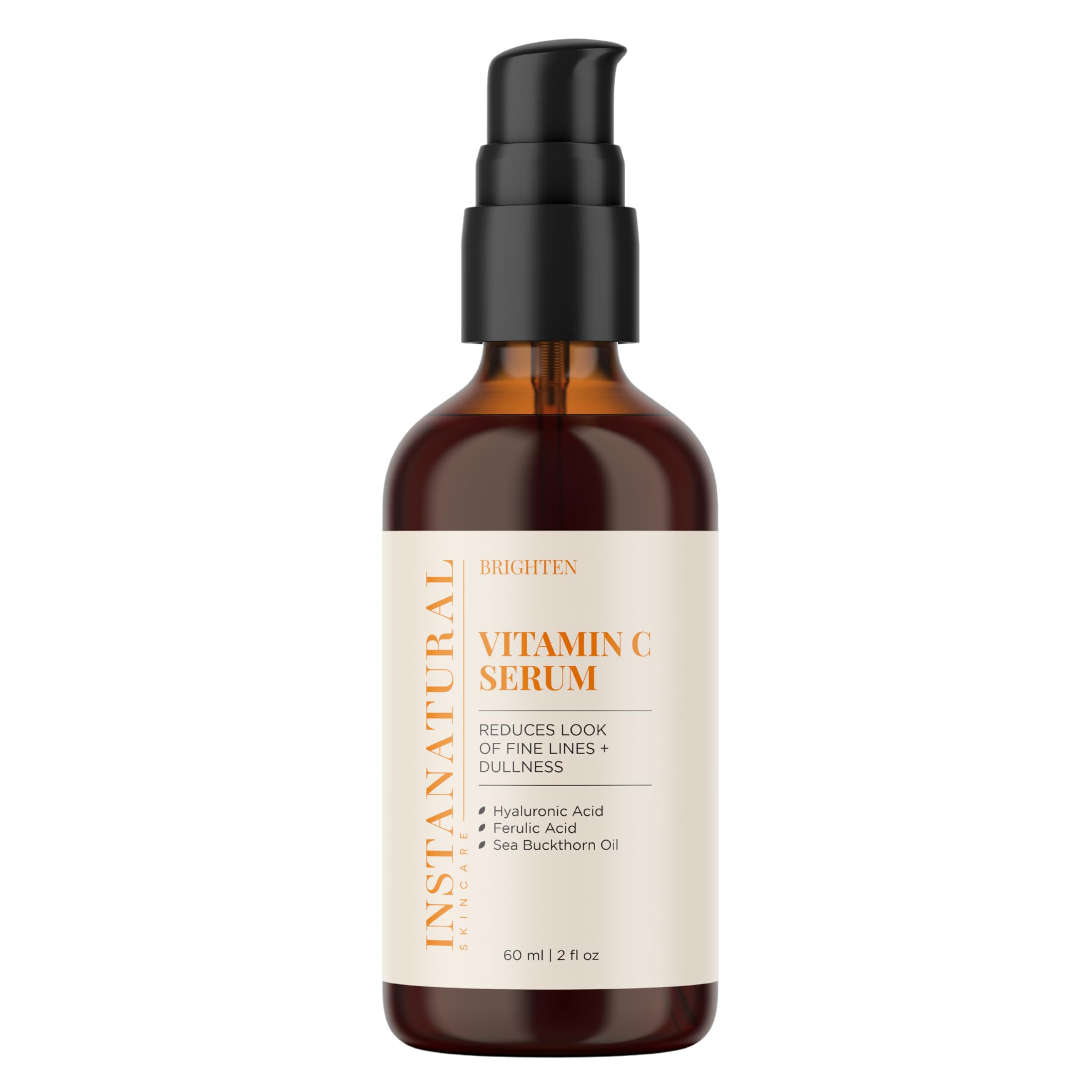 InstaNatural Vitamin C Face Serum: Fine Lines and Discoloration, 2 Fl Oz