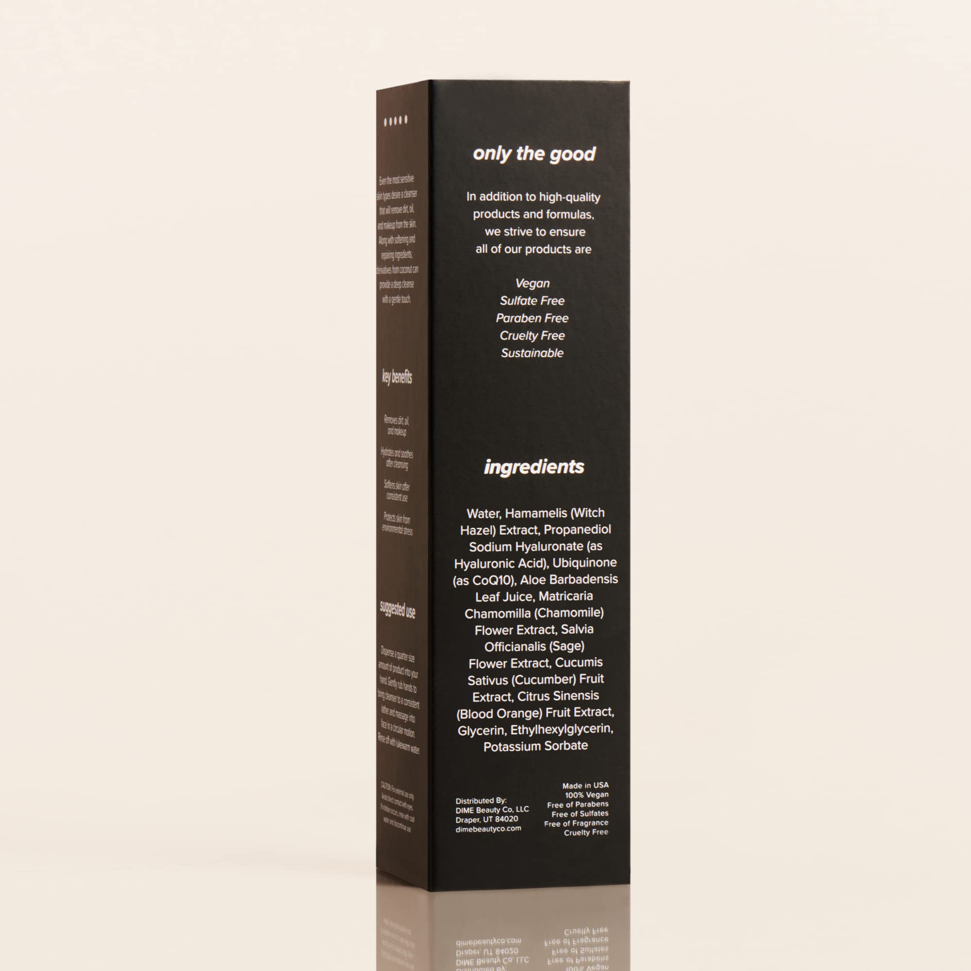 DIME Beauty Super Skin Toner - Alcohol-Free Witch Hazel Face Toner with CoQ10, Hyaluronic Acid & Cucumber Extract, Pore-Tightening Brightening Antioxidant Toner, 4 oz / 120 ml