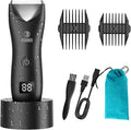 Favrison Body Hair Trimmer for Men, Electric Ball Trimmer Mens Grooming Kit
