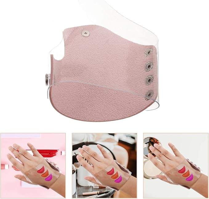 Partykindom PU Handheld Makeup Mixing Palette Color for Foundation Cosmetic